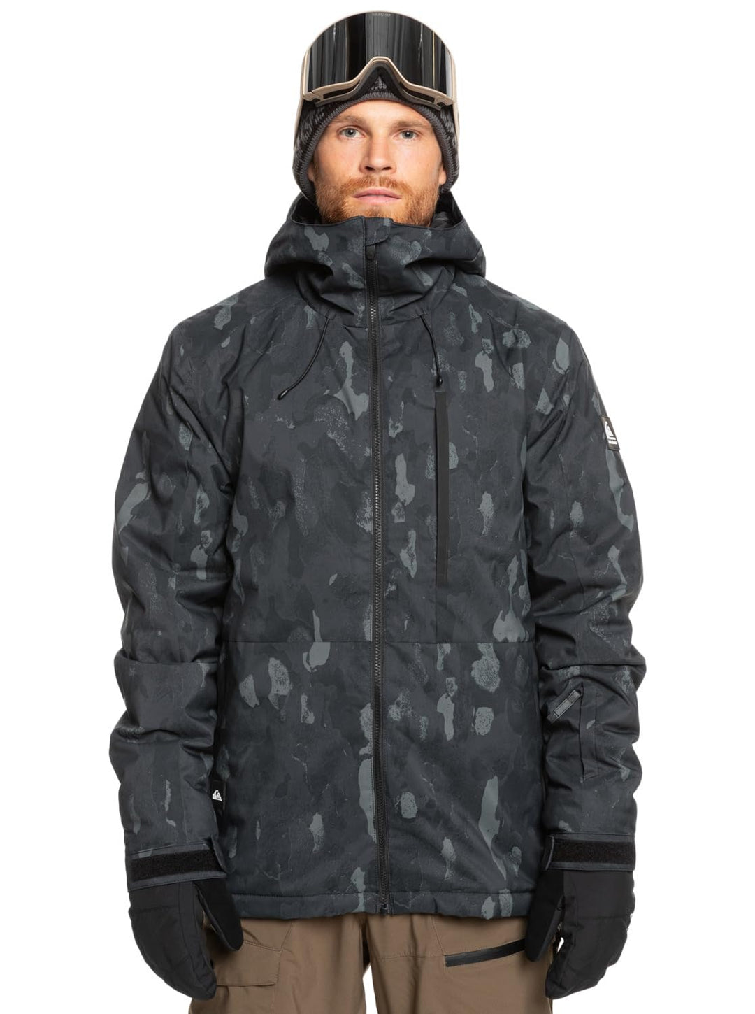 Quiksilver Herren Mission Printed Jk Jacket (1er Pack) S Nature Zoom Dark Shadow, S Nature Zoom Dark