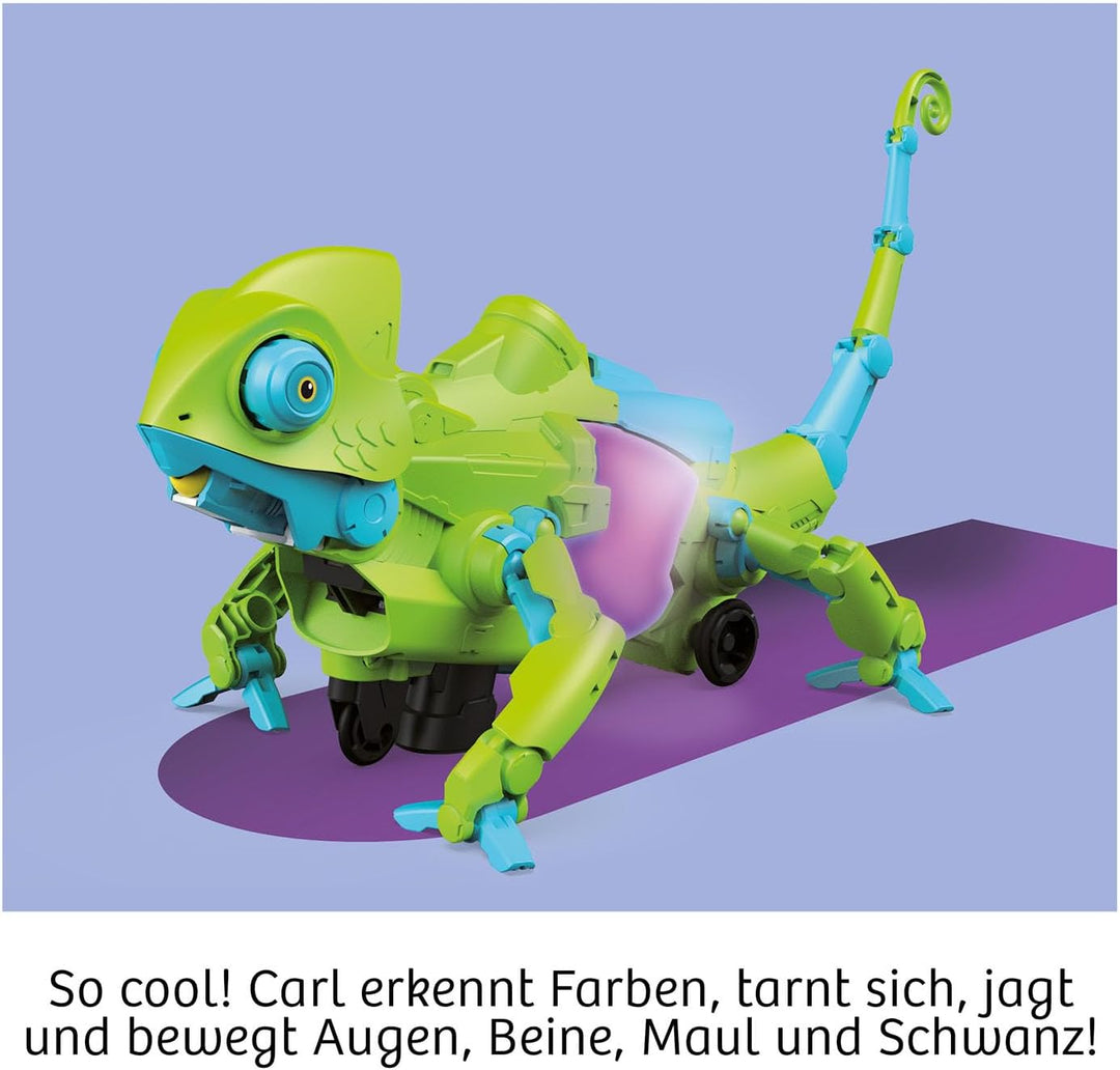Kosmos 621391 Carl - Das Coding-Chamäleon, Roboter-Chamäleon mit Farbwechsel-Effekt, Codieren für Ki