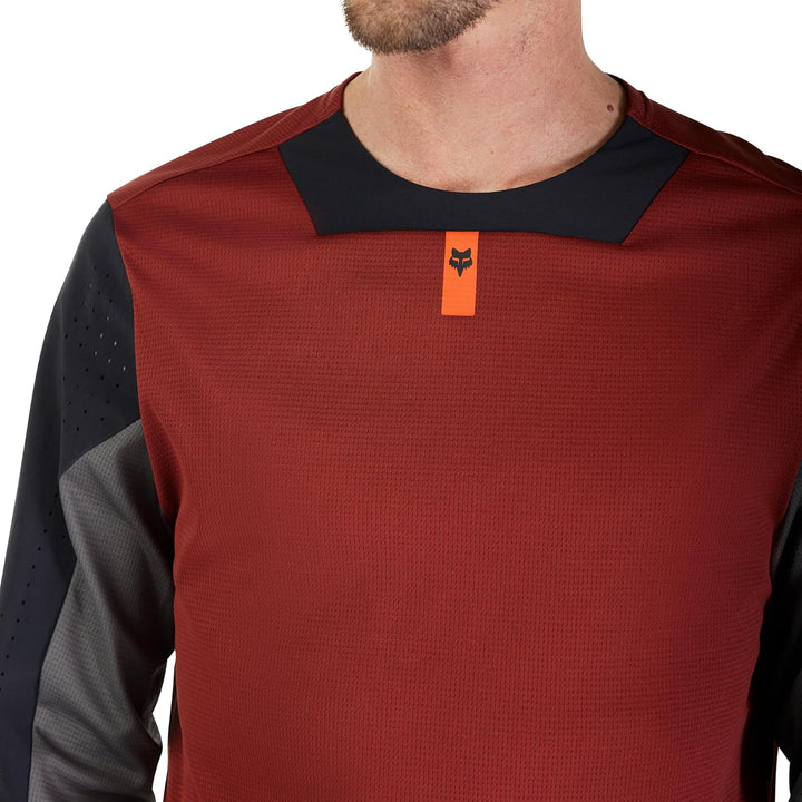 Fox Racing Herren Jersey Defend LS Trikot S Rost, S Rost
