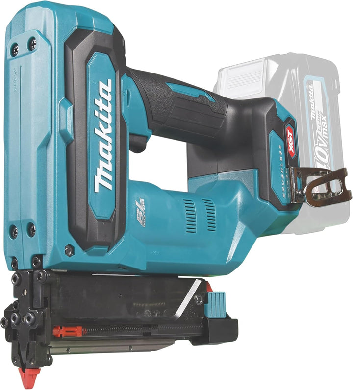 Makita PT001GZ Akku-Stiftnagler 40V max. (ohne Akku, ohne Ladegerät), Petrol/Schwarz