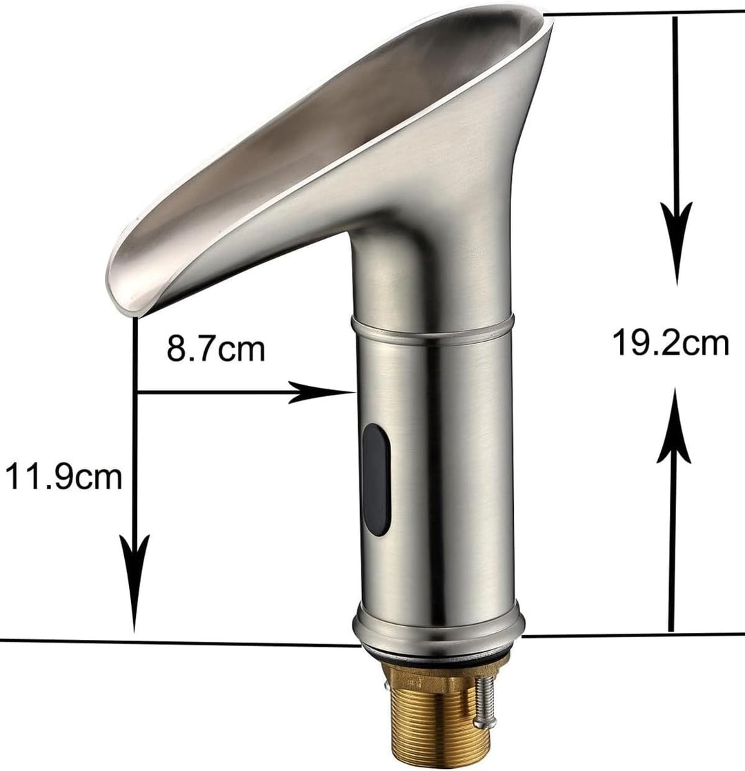 Gangang Led Kalt- Und Heiss-automatischer Sensor Wasserhahn Berührungslos Wasserhahn Dc 3 Farben Was