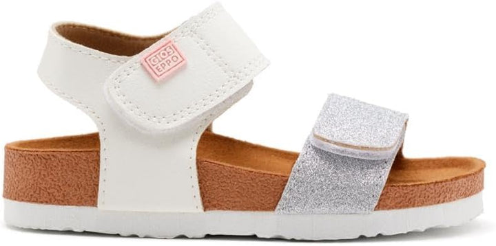GIOSEPPO Mädchen Jabbeke Peeptoe Sandalen, Gold Cobre Cobre, 27 EU 27 EU Silber Plata Plata, 27 EU S