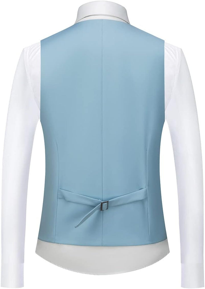 Allthemen Herren Anzug 3 Teilig Slim Fit Anzüge Business Hochzeit Smoking | Sakko Weste Hose, Formel