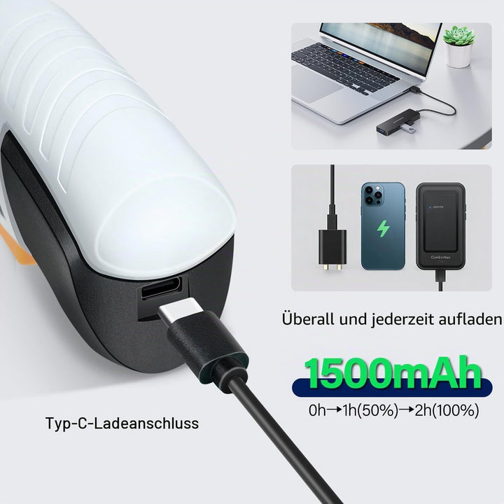 Goldsea Elektroschrauber, Akkuschrauber 3,6 Nm, elektrischer Schraubendreher mit 2 Positionen (90 °