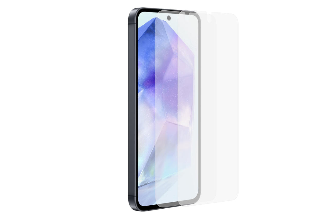 Samsung Screen Protector Smartphone EF-UA556 für das Galaxy A55 5G, 2 Display-Schutzfolien, Durchsic