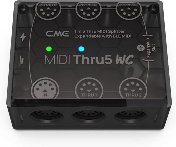 CME MIDI Thru5 WC - 1-in-5-out MIDI Interface - High-Speed MIDI Thru für die Übertragung aller MIDI-