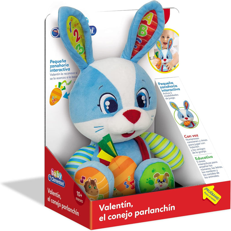 Clementoni 55320, Mehrfarbig, 0 Chatty Bunny, Chatty Bunny