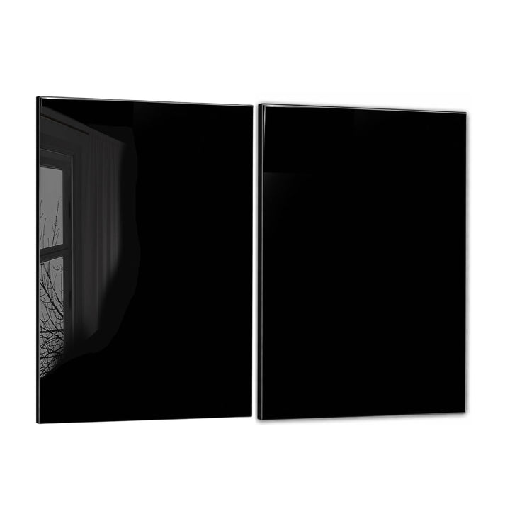 TMK | Herdabdeckplatten ceranfeld 2 Teilig 40x52 cm | Ceranfeldabdeckung Küche Elektroherd Induktion
