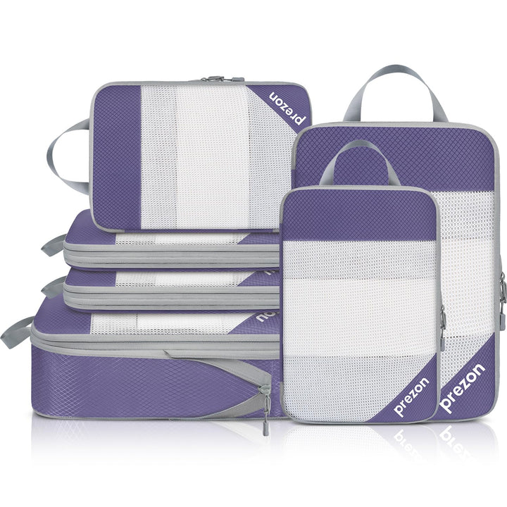 6 Set Kompressions-Packwürfel, Durchsichtiges Design, Platzsparend, Leicht, Massgeschneidertes Katio