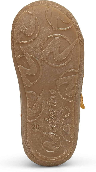 NATURINO Cocoon VL-Lauflernschuhe aus Leder, 17 EU K&#xFC;rbis