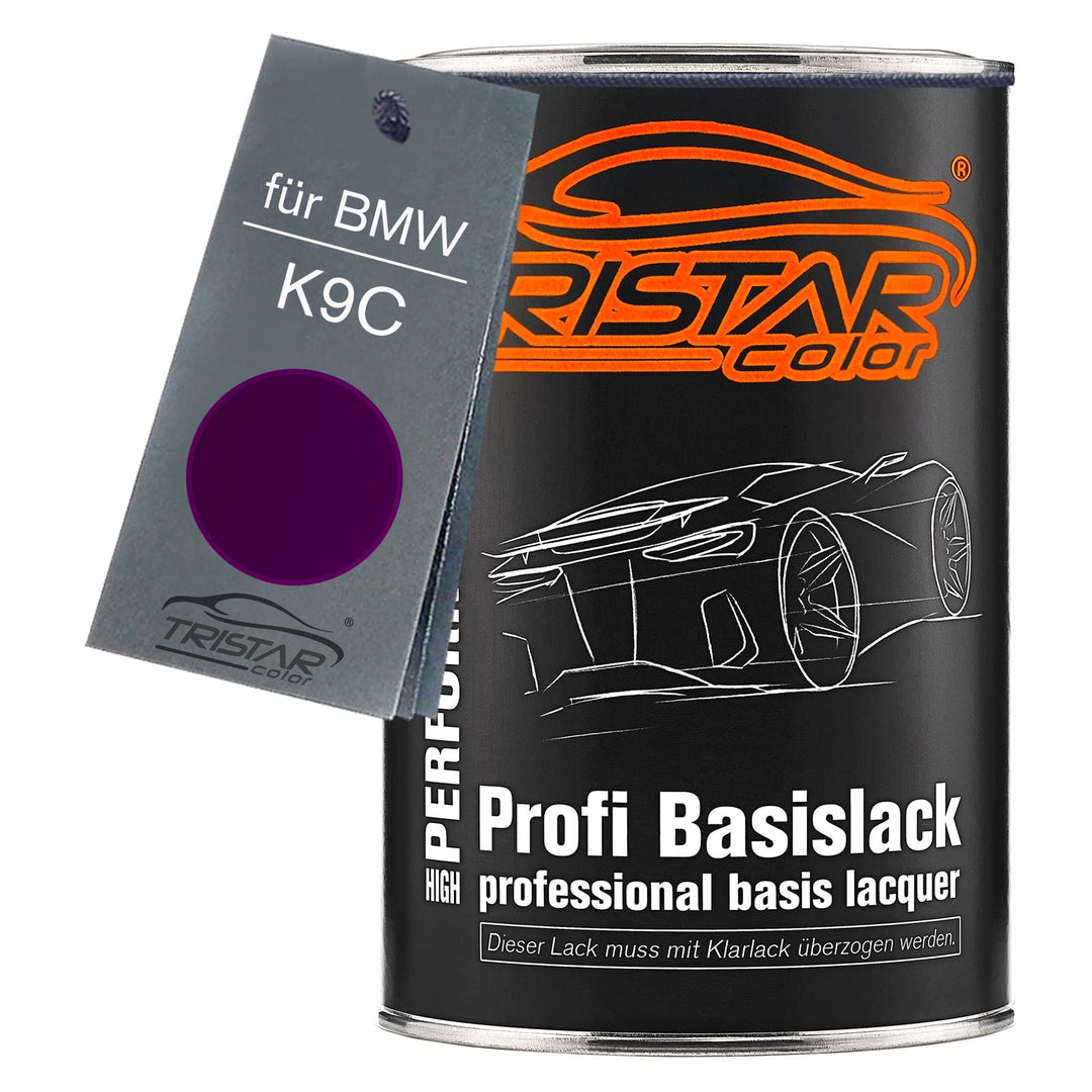 TRISTARcolor Autolack Dose spritzfertig für BMW K9C Twilight Purple Metallic Basislack 1,0 Liter 100