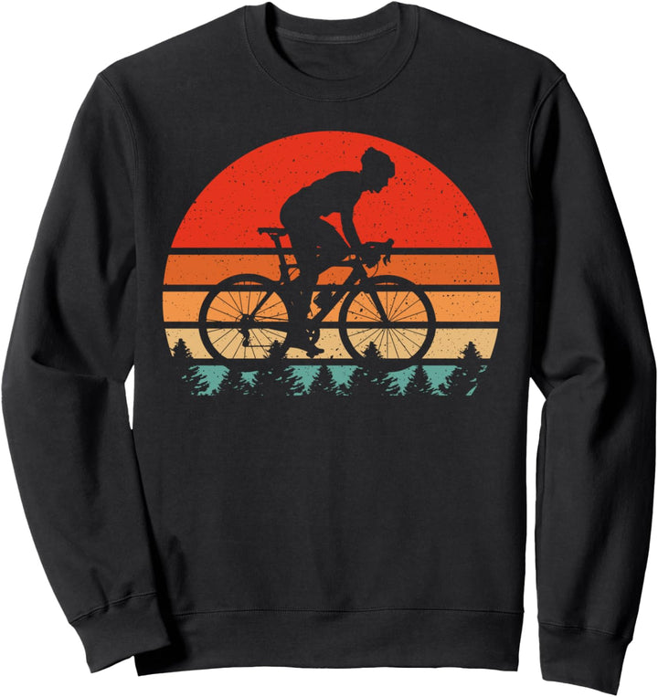 Vintage Retro Fahrrad Radfahren Design für Fahrradfahrer Radfahrer Sweatshirt