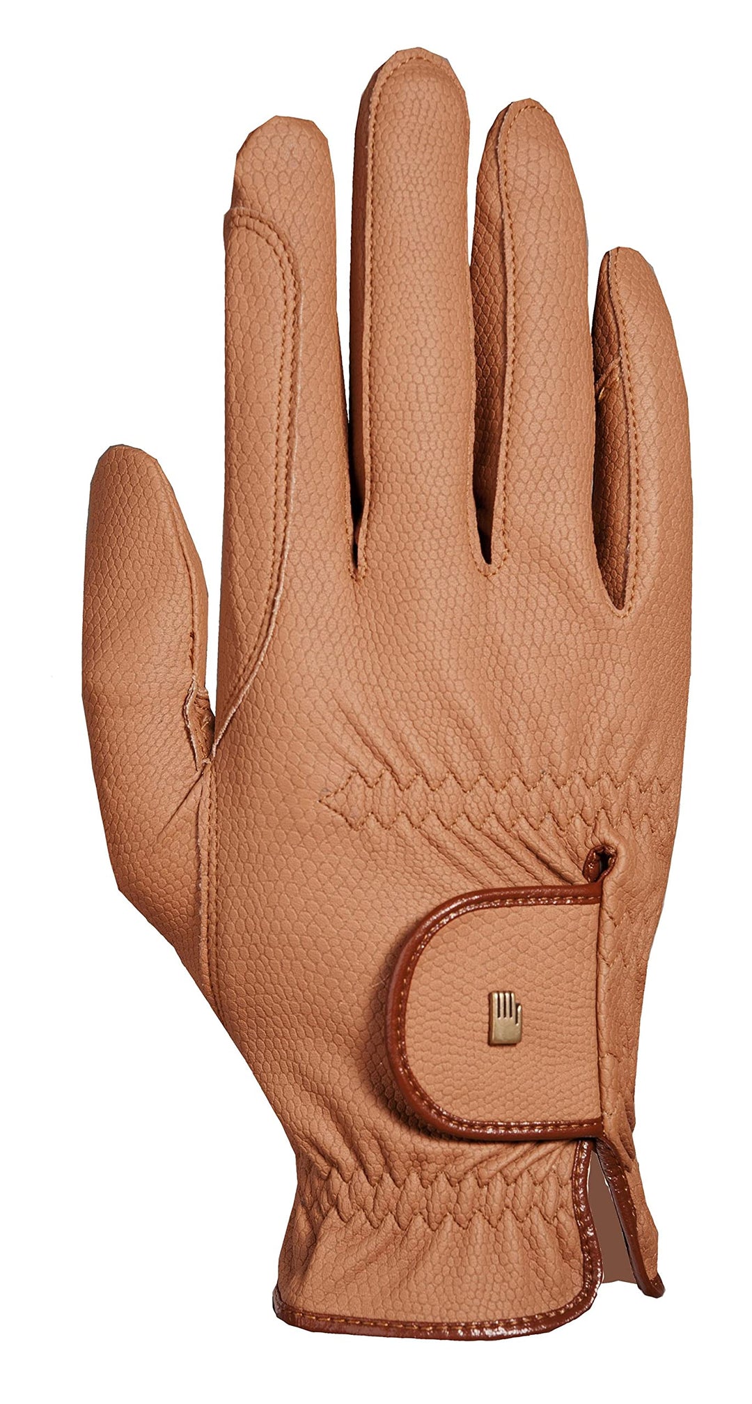 Roeckl Sports Reithandschuh ROECK-Grip, Turnier Sommer Handschuh, 7 Farben, Grösse 6-11 6 Karamell,