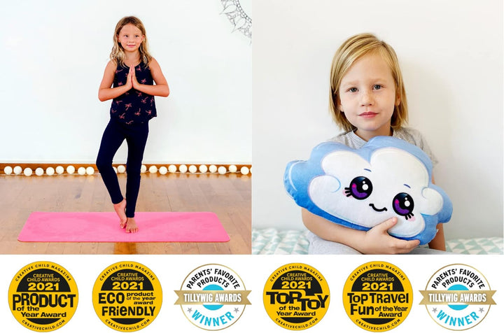 Kids Yoga Mats Blue, Blue