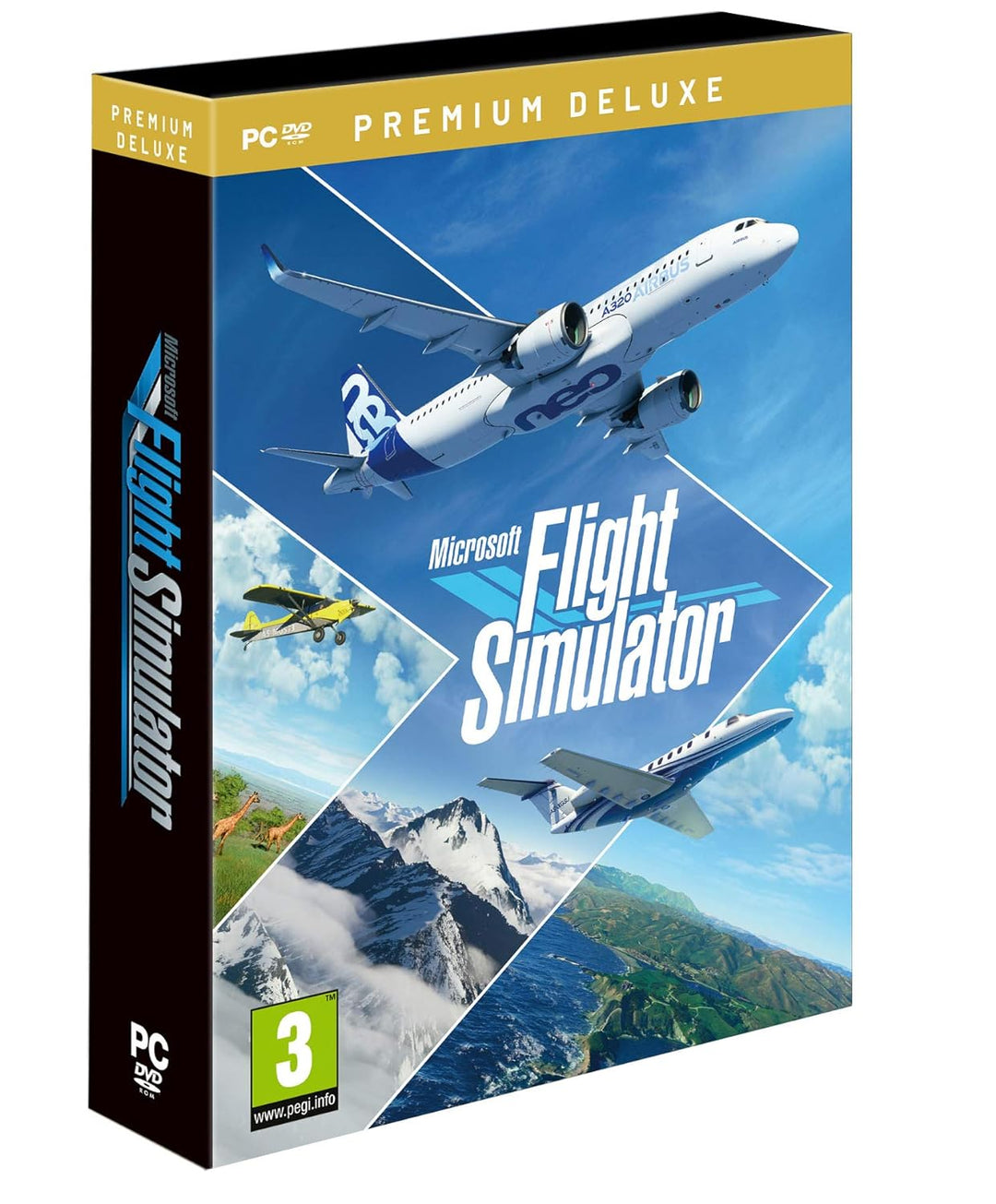 AEROSOFT MICROSOFT FLIGHT SIMULATOR - PREMIUM DELUXE EDITION PC PC Disc Premium Deluxe Edition, PC D