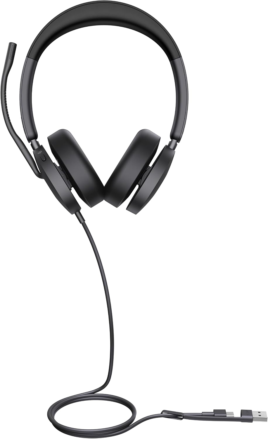 Yealink UH48 Dual Teams Headset – USB-C/A, Hybrid ANC, 4-Mikrofon Geräuschunterdrückung, Dual Busyli