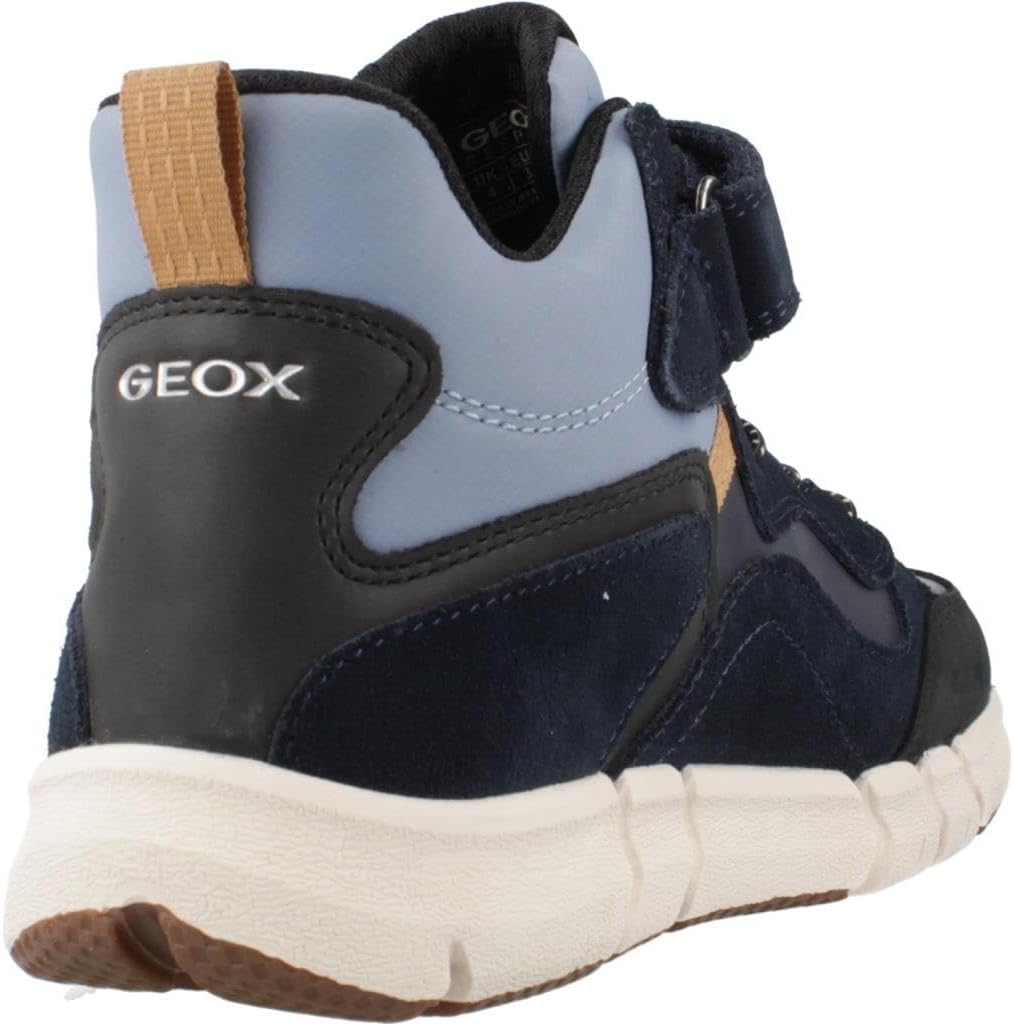 Geox Jungen J Flexyper Boy B ABX Ankle Boot, Navy Lt Blue