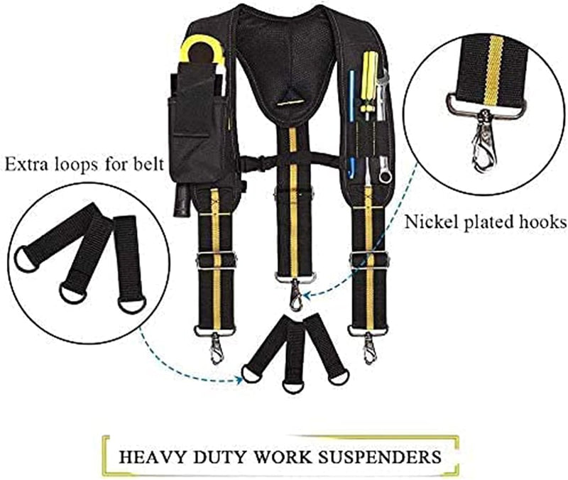 Werkzeuggürtel Hosenträger, Gepolsterte Werkzeuggürtel-Hosenträger Werkzeugweste Hosenträger Arbeit,