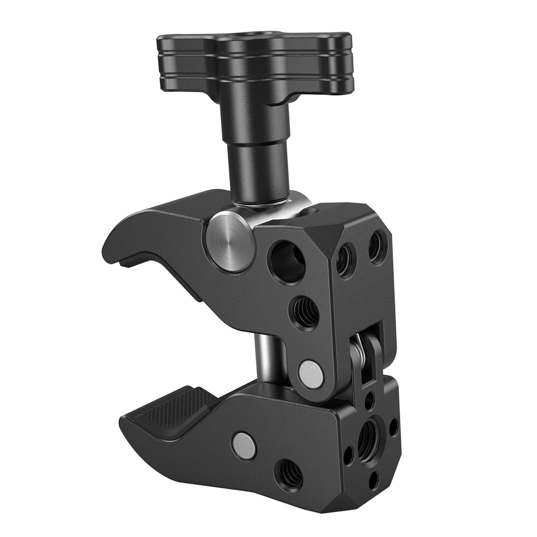 SMALLRIG Super Clamp mit Backe Öffnet von 10 bis 55 mm Universal Befestigungs-Mechanismus Starke tra
