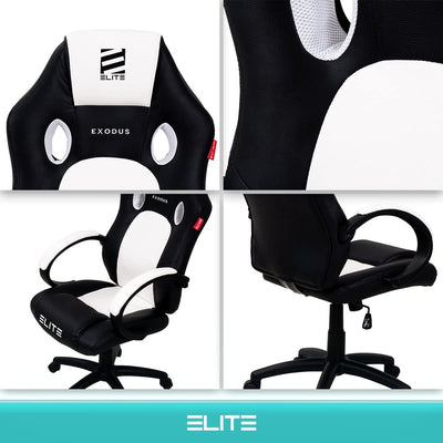 ELITE Gaming Stuhl MG100 Exodus - Ergonomischer Bürostuhl - Schreibtischstuhl - Chefsessel - Sessel