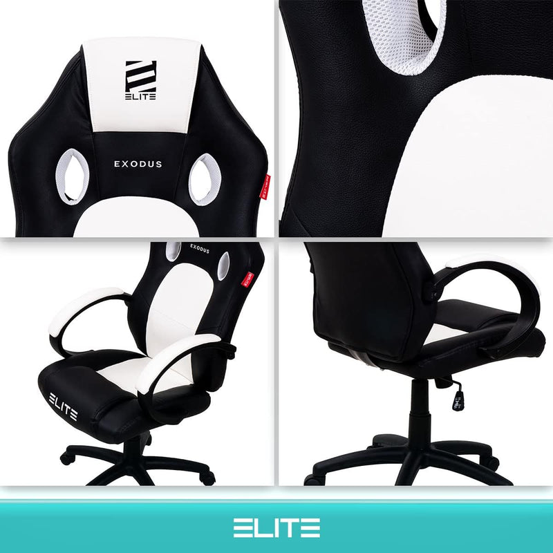 ELITE Gaming Stuhl MG100 Exodus - Ergonomischer Bürostuhl - Schreibtischstuhl - Chefsessel - Sessel