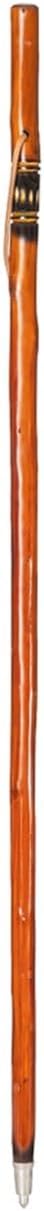Stock-Fachmann® Wanderstock Pilgerstock Marschierer Geflammt Inka Imitiert Echtholzstock 110 cm, 110
