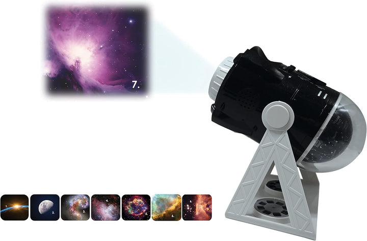 Lexibook, Speaking 2-in-1 Constellations and Images Planetarium Projector, 24 images to discover spa
