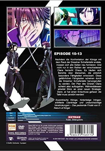 K - Return of Kings - Staffel 2.3: Episode 10-13, DVD