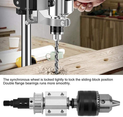 B16 Bohrfutter M10 Sl, Tischbohrmaschine Unpowered Spindle Assembly DIY Holzbearbeitung Schneidzubeh