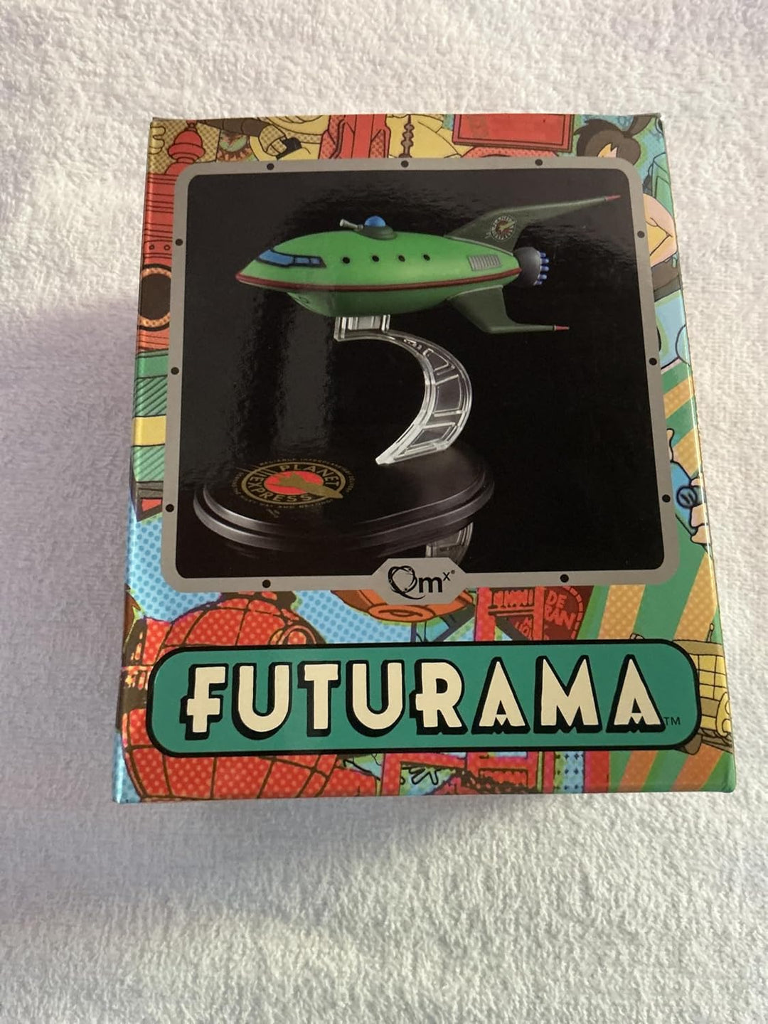 Futurama LootCrate July 2016 Planet Express Ship Model Q-Fig from QMX by QMX Mini Masters Vehicles