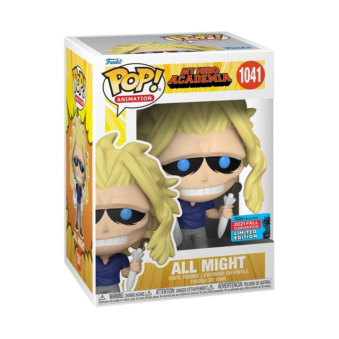 Funko POP! Animation: My Hero Academia (MHA) - All Might mit Bag & Umbrella - My Hero Academia and 2