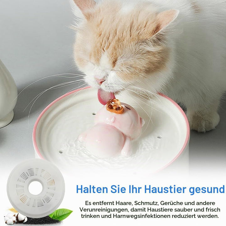 Katzenbrunnen Filter, 8 Stück Filter für Katzenbrunnen, Filter Trinkbrunnen Katzen für Katzen Hunde,
