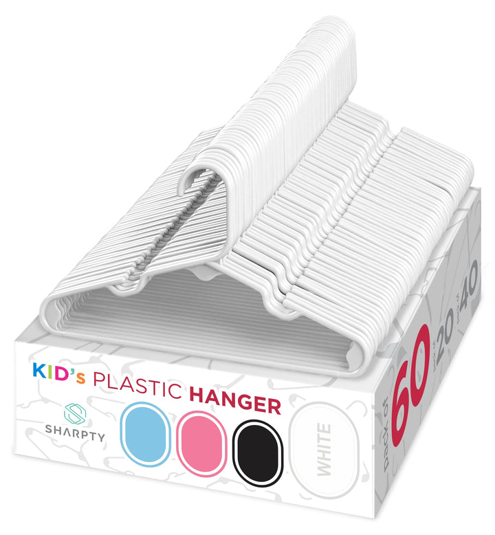 Sharpty Kleiderbügel aus Kunststoff, Kunststoff, ideal für den täglichen Gebrauch, Kleiderbügel, Pla