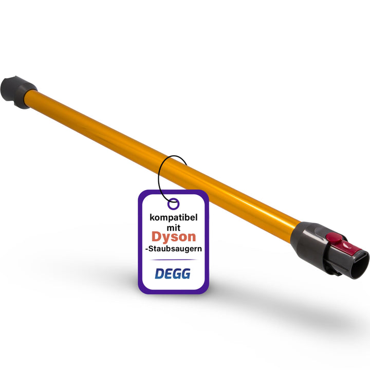 DEGG® Staubsaugerrohr, Kompatibel mit Dyson V12, Gold, 34 mm | Verlängerungsrohr, Saugrohr, Staubsau