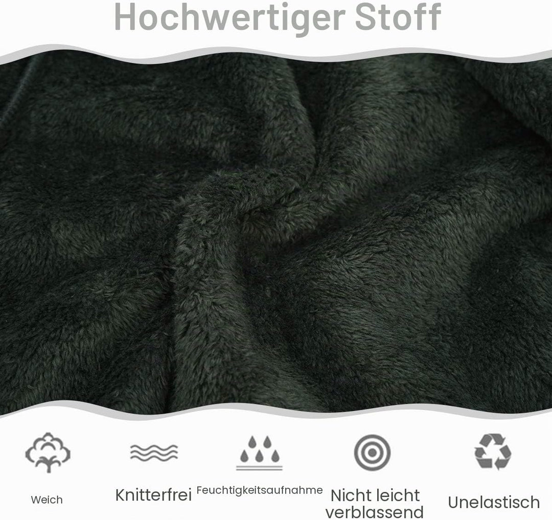 Happy Cherry Jungen Mädchen Fleece-Weste Flauschig Atmungsaktive Outdoor 120 Blau-bb, 120 Blau-bb