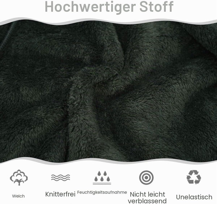 Happy Cherry Jungen Mädchen Fleece-Weste Flauschig Atmungsaktive Outdoor 120 Blau-bb, 120 Blau-bb