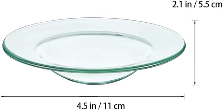 TOPBATHY 2 StüCk 11 5Cm Glas Duftschalen FüR WachswäRmer Aromatherapie ÖLwäRmerschalen Wiederverwend