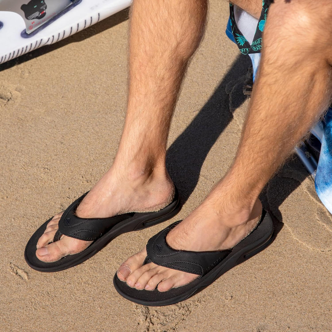 Reef Herren Fanning Zehentrenner 35 EU Schwarz Alle Schwarz, 35 EU Schwarz Alle Schwarz