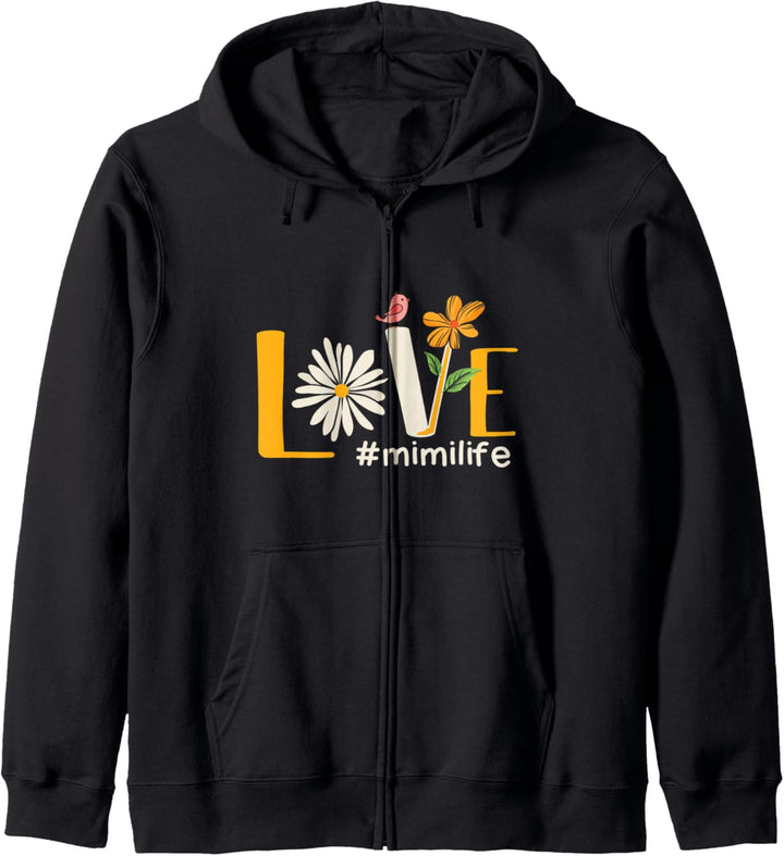 Love Mimi Life Cute New Grandma Mother's Day Kapuzenjacke