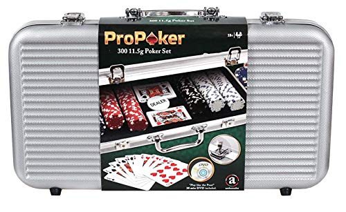 Partypoker Set im Alu Koffer 300 Chips á 11,5 gr.