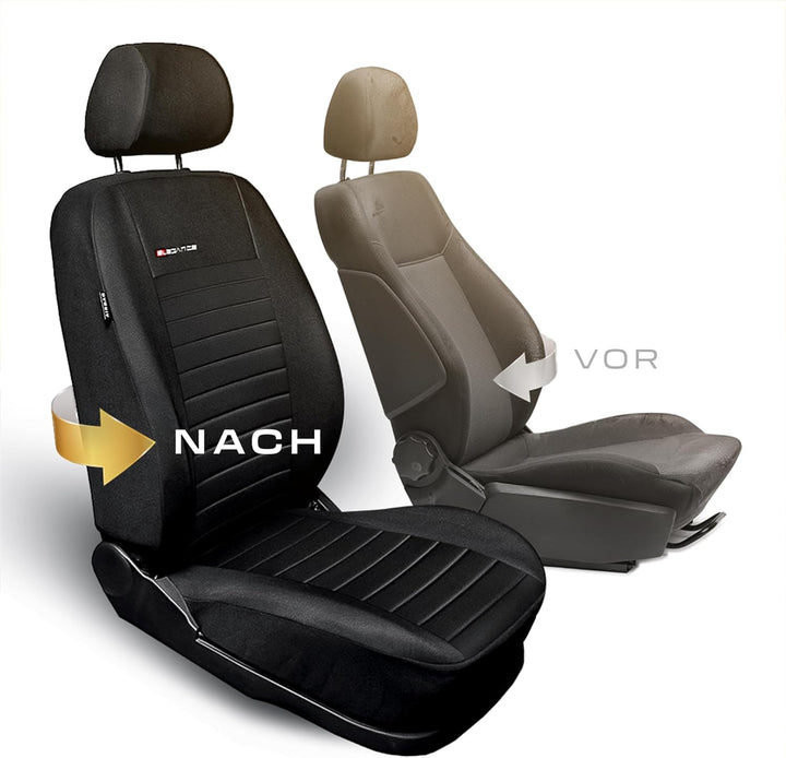 MOTOS Personalisierte sitzbezüge Auto für Skoda Fabia I 1999-2008 Perfekt angepasste Auto sitzbezüge