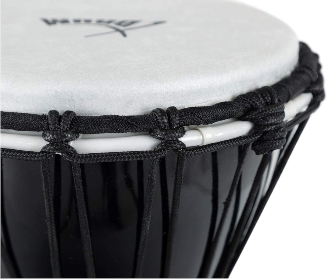 XDrum Primero Junior 31cm Djembe aus PVC - Korpus aus Kunststoff mit traditionellem Stimmsystem - Ko