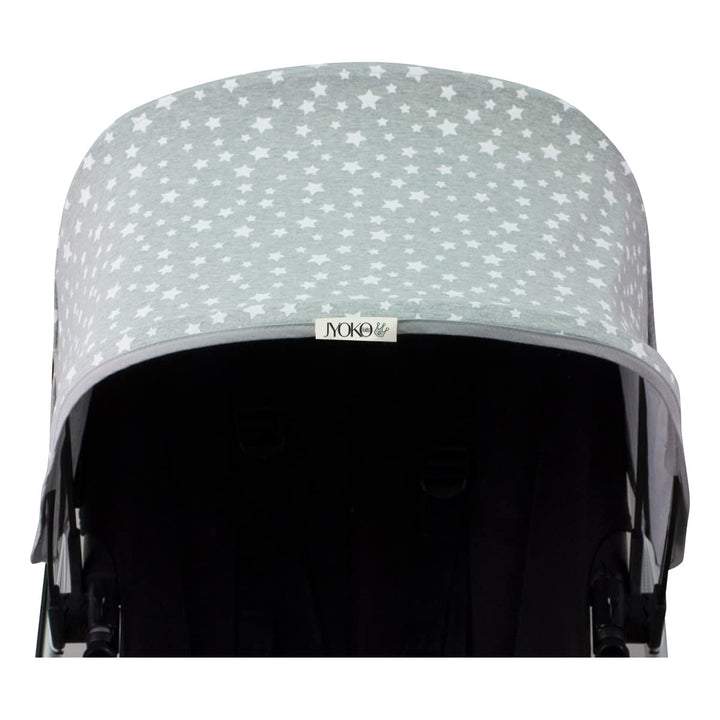 JYOKO KIDS Sonnenverdeck Kompatibel mit Bugaboo Cameleon (PINK SPARKLES), PINK SPARKLES