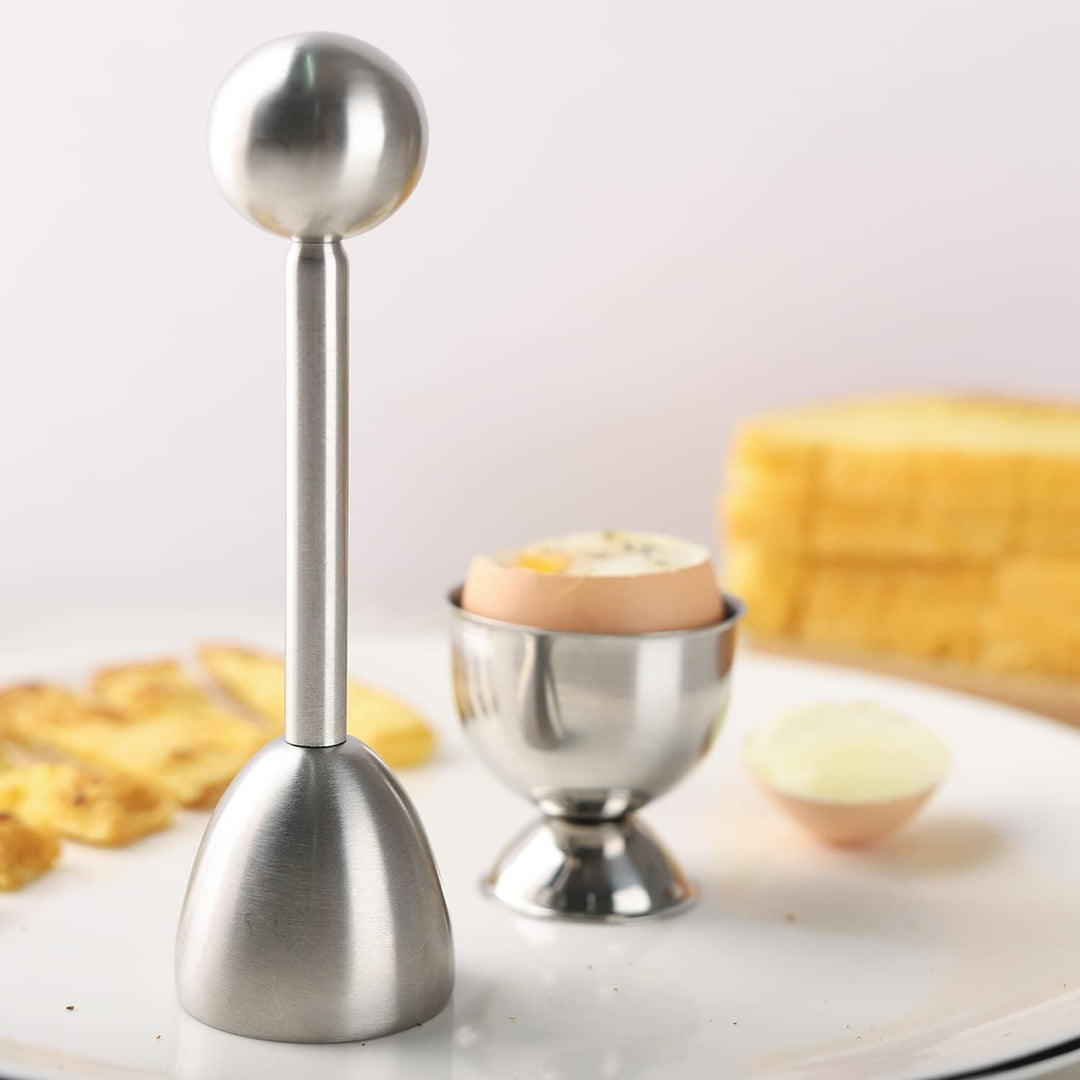 Eierknacker Topper Set mit 13 Eierbechern für weich gekochte Eier Werkzeugset beinhaltet 1 Eieraufsa