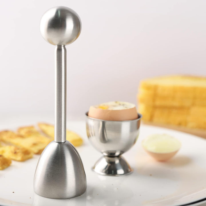 Eierknacker Topper Set mit 13 Eierbechern für weich gekochte Eier Werkzeugset beinhaltet 1 Eieraufsa