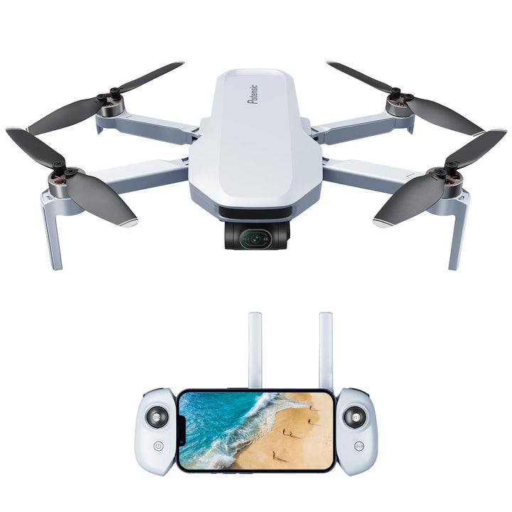 Potensic ATOM 4K GPS Drohne mit 3-Achsen-Gimbal, C0, 6KM FPV Übertragung, Visuelles Folgen/QuickShot