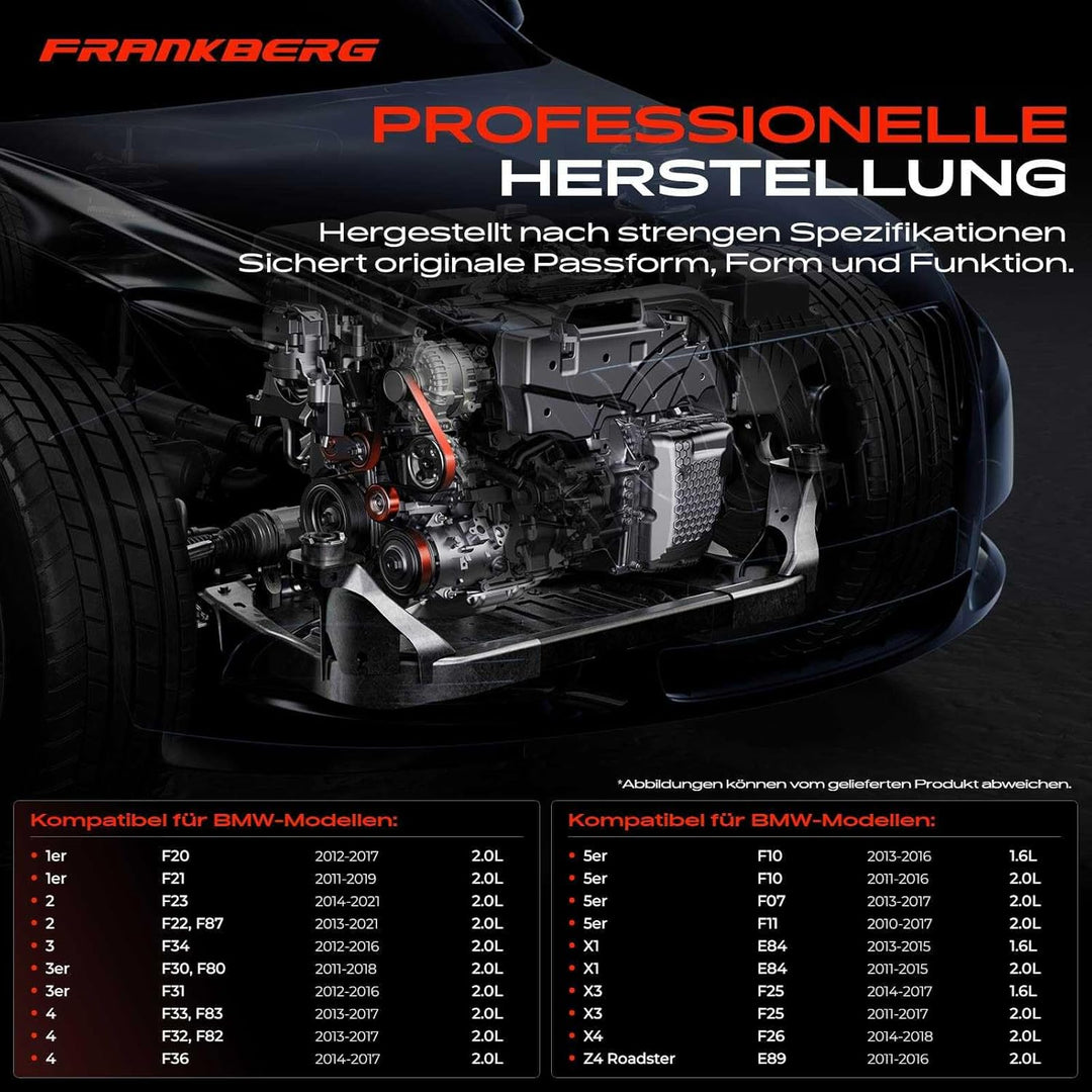 Frankberg Spannrolle Riemenspanner für 1er 2er 3er 4er 5er X1 X3 X4 Z4 Benzin 2010-2020 11287594969