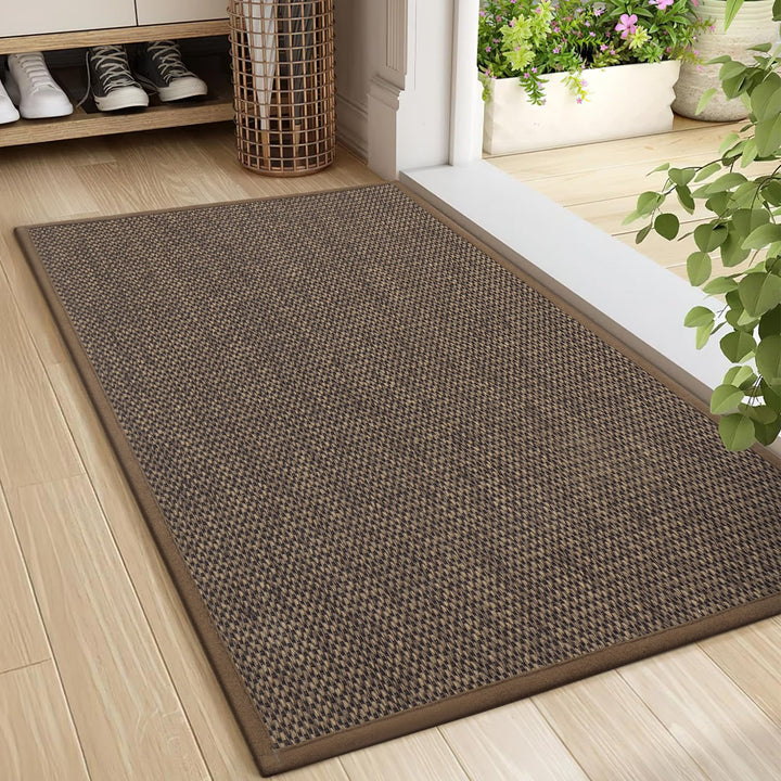 LEKEEPGO Fussmatte Innen 60 x 90 cm, rutschfest Fussmatte, waschbar Schmutzfangmatte, Dünn Türmatte