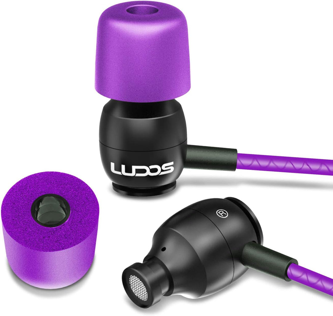 LUDOS Clamor Kopfhörer In Ear - Wired Ohrhörer mit Kabel und Mikrofon, 5 Jahre Garantie, Bass, Premi
