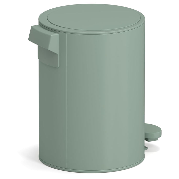 3 Liter Treteimer Edelstahl matt Softclose Klappdeckel leise schliessend Inneneimer Mülleimer Abfall